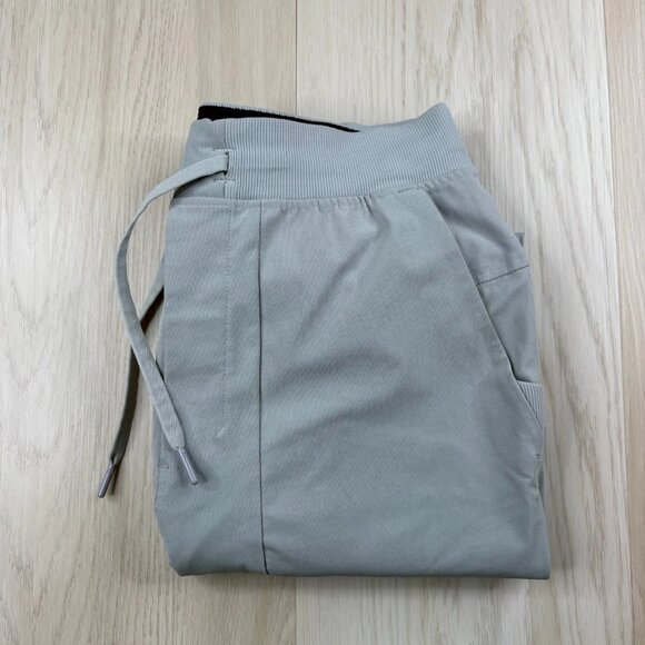 Lululemon Mens Gray Solid Drawstring Warpstrem Classic Joggar Pants Size Medium - Picture 13 of 13